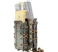 WLXW Custodia Tattica per Caricatore Rapido 9MM, 45APS, 5.56MM, 7.62MM Borse per Caricatore per Fucile Porta Caricatore per Pistola Softair Supporto per Trasportatore Molts Mag Molle,CP