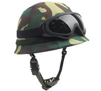 WLXW For Casco Tattico, Con Telo/rete For Casco Occhiali Softair, Equipaggiamento Protettivo Militare Combattimento For Giochi CS, Paintball, Caccia, Cosplay(SET D)