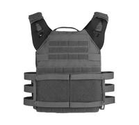 WLXW Gilet Tattico JPC2.0 Plate Carrier Molle Front Flap Armor Combat Paintball Caccia CS Uomo Gilet for Airsoft Cosplay Gear(WG)