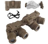 WLXW GPNVG-18 - Modello Occhiali NVG Panoramici Binoculari Quattro Occhi For Visione Notturna, Accessori Fittizi For Caschi Tattici Airsoft Fast(TAN)