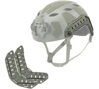 WLXW Guida Laterale For Casco Fast Tactical - Accessori For Casco Dal Taglio Alto, Base Adattatore For Luci, Telecamere Occhiali Con Cuffie Montati(RG)