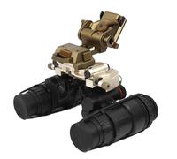 WLXW Modello Visore Notturno Tubo Singolo PVS18 Con Ponte Binoculare Alluminio, Supporto Rhino L4G24, Staffa Metallo For Accessori Tattici For Casco Softair Cosplay(Set)