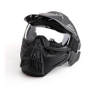 WLXW Occhiali Tattici Antiappannamento For Esterni Con Lenti In Policarbonato, Con Maschera Protettiva Di Sicurezza For Softair, For Caccia Sul Campo, Paintball, Tiro E Maschera Da Guerra(BK)