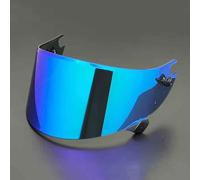 WLYGUO Visiera Casco Moto per Shark Race R PRO GP, Sostituzione della Visiera della Lente del Casco del Parabrezza del Motociclo Visiera Colorata,Normal-C Blue Plating