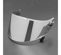 WLYGUO Visiera Casco Moto per Shark Race R PRO GP, Sostituzione della Visiera della Lente del Casco del Parabrezza del Motociclo Visiera Colorata,Normal-G Aurora Silver
