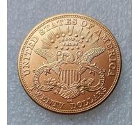 WLZQELVCF Moneta commemorativa Replica da 20 Dollari della Statua della libertà del 1891, CC