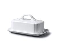 WM Bartleet & Sons 1750 T354 tradizionale porcellana 19 cm burro piatto con coperchio - bianco