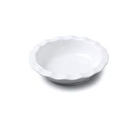 WM Bartleet & Sons 1750 T430 - Piatto per torta con bordo increspato, colore: bianco