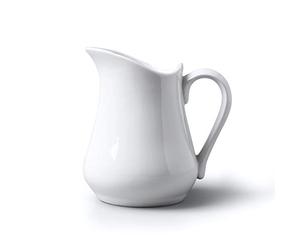 Wm Bartleet & Sons, brocca tradizionale in porcellana, 1100 ml, 2 pinta, colore: Bianco