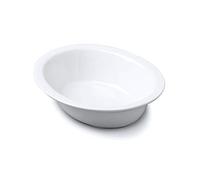 Wm Bartleet & Sons - Piatto da portata ovale, tradizionale, in porcellana, ideale per pasta frolla, bianco, 29cm