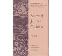 Wm. Theodore De Bary Sources of Japanese Tradition (Tascabile)