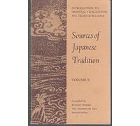 Wm. Theodore De Bary Sources of Japanese Tradition (Tascabile)