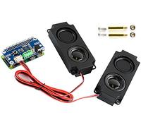 WM8960 - Modulo HAT audio per Raspberry Pi 4B/3B+/3B/2B/B+/A+/Zero/Zero W/Pi Zero WH, WM8960 Hi-Fi Sound Card HAT Stereo CODEC, Play/Record