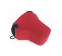 WMAMBZNDHP Custodia Morbida in Neoprene Borsa Fotografica Interna Adatta for Canon SX70 SX60 SX50 EOS R8 RP R50 con RF 24mm 35mm 15-30mm 24-50mm 24-105mm Adatta for Obiettivo STM(Red)