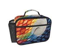 WMASTNjgdA Chasing the light - Borsa termica per il pranzo, con stampa personalizzata, per donne e uomini, portatile, per il trasporto a mano, per lavoro, ufficio, resistente alle perdite, compatibile