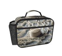 WMASTNjgdA city - Borsa termica per il pranzo con stampa personalizzata, per donne e uomini, portatile, con tracolla per il trasporto a mano, per lavoro, ufficio, resistente alle perdite, compatibile