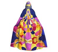 WMASTNjgdA Crown and Robe Unique Darkness Poncho Scialle - Coperta indossabile personalizzabile per donne, accessorio perfetto per costumi di Halloween, cavaliere, Akatsuki e altro ancora