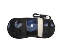 WMASTNjgdA Custodia per occhiali con stampa 3D di anatre nel lago - Custodia per occhiali ultra leggera in neoprene, La luce della luna splende sul corridoio 15, One Size