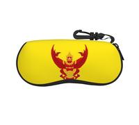 WMASTNjgdA Custodia per occhiali stampata con bandiera russa - Custodia ultra leggera in neoprene per occhiali, supporto morbido per occhiali da sole con design personalizzato, Bandiera reale della