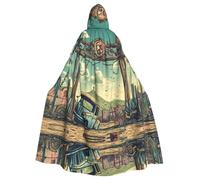 WMASTNjgdA End of World Desert Unique Darkness Poncho Scialle - Coperta indossabile personalizzabile per donne, accessorio perfetto per costumi di Halloween, cavaliere, Akatsuki e altro ancora