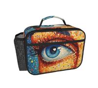 WMASTNjgdA eye candy - Contenitore per il pranzo isolato con stampa personalizzata, per donne e uomini, portatile, con tracolla per il trasporto a mano, per lavoro, ufficio, resistente alle perdite