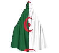 WMASTNjgdA Flag of Algeria Unique Darkness Poncho Scialle - Coperta indossabile personalizzabile per donne, accessorio perfetto per costumi di Halloween, cavaliere, Akatsuki e altro ancora