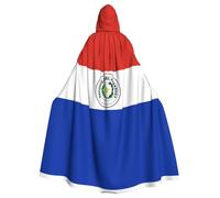 WMASTNjgdA Flag of Paraguay Unique Darkness Poncho Scialle - Coperta indossabile personalizzabile per donne, accessorio perfetto per costumi di Halloween, cavaliere, Akatsuki e altro ancora