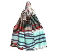 WMASTNjgdA Line art in bianco e nero Unique Darkness Poncho Scialle - Coperta indossabile personalizzabile per donne, accessorio perfetto per costumi di Halloween, cavaliere, Akatsuki e altro ancora