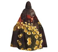 WMASTNjgdA Marigold Unique Darkness Poncho Scialle - Coperta indossabile personalizzabile per donne, accessorio perfetto per costumi di Halloween, cavaliere, Akatsuki e altro ancora