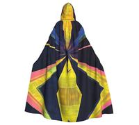 WMASTNjgdA Pittura futurista Unica Darkness Poncho Scialle - Coperta indossabile personalizzabile per donne, accessorio perfetto per costumi di Halloween, cavaliere, Akatsuki e altro ancora