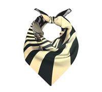 WMASTNjgdA Sciarpa per capelli con bandiera dell'Arabia Saudita stampata in raso e sciarpa per capelli per donne e uomini, sciarpa quadrata in poliestere, Zebra Op Art1 12, 22"x22"