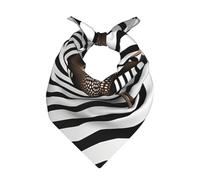WMASTNjgdA Sciarpa per capelli con bandiera dell'Arabia Saudita stampata in raso e sciarpa per capelli per donne e uomini, sciarpa quadrata in poliestere, Zebra Righe Femmina Cervo 13, 22"x22"