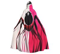 WMASTNjgdA Sfondo rosa ragno Unico Darkness Poncho Scialle - Coperta indossabile personalizzabile per donne, accessorio perfetto per costumi di Halloween, cavaliere, Akatsuki e altro ancora
