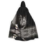 WMASTNjgdA Un topo nell'oscurità Unico Poncho Scialle Darkness - Coperta indossabile personalizzabile per donne, accessorio perfetto per costumi di Halloween, cavaliere, Akatsuki e altro ancora