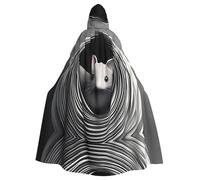 WMASTNjgdA White Rat Unique Darkness Poncho Scialle - Coperta indossabile personalizzabile per donne, accessorio perfetto per costumi di Halloween, cavaliere, Akatsuki e altro ancora