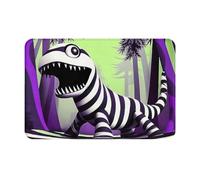 WMASTNjgdA Zerbino personalizzato con simpatici mostri, per interni ed esterni, tappetino di benvenuto personalizzato con materiale in poliestere resistente e fondo antiscivolo