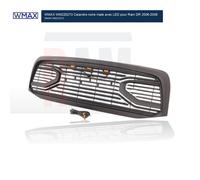 Wmax WM220273 Grille noire mate avec 3 LED orange pour Dodge RAM 1500 DR 2002...