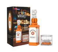 WMBickser Set di costruzione di bottiglie di whisky, kit di modelli 3D da 402 pezzi, giocattolo da collezione, regalo creativo per adulti.