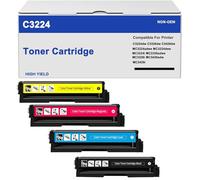 WMDMJT Cartuccia Toner C3224 Sostitutiva per Lexmark, Compatibile con Le stampanti Lexmark C3224dw C3326dw C3426dw, MC3224adwe MC3224dwe, MC3224i MC3326i (Chip Non Incluso),4Pack