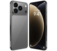 WMDMJT Smartphone I17 Pro Max versione globale 5G, doppia scheda SIM, schermo HD da 7,3 pollici, 8000 mAh, cellulare impermeabile per esterni, supporta il riconoscimento facciale,Black-1TB