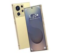 WMDMJT Telefoni cellulari S25 Ultra sbloccati con penna integrata, smartphone Android 14.0 versione globale 5G, schermo Incell HD Punch da 7,3 pollici, 16 GB di RAM, 1 TB di ROM,Gold-1TB