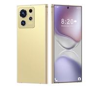 WMDMJT Telefono con penna integrata serie S26 Ultra, smartphone Android sbloccato HD da 7,3 pollici, 1 TB di spazio di archiviazione, 16 GB di RAM, fotocamera da 108 MP, modalità notturna,Gold-1TB