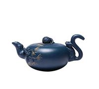 WMDSYGD 240ml Cinese Tea Pots Purple Argilla Teiera Bellezza Bollitore Bollitore Grudo Azzurro Azure Handmade Teaware Tie Tie Guanyin tè Cerimonia Regali Fatto a Mano (Color : 240ml)