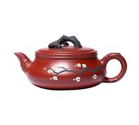 WMDSYGD 270ml Teiera Teiera Fatta a Mano in Argilla Viola teiera a Minerale Crudo Bollitore bollitore Bollitore Cinese Cerimonia di tè Cinese Regali da tè Fatto a Mano (Color : 270ml)