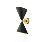 Wmdtr Lampada da Parete Minimalista Moderna, luci da Parete Creative su e Giù, Ottone + Metallo Decorativo Applique da Parete per Soggiorno Camera da Letto Camera da Letto Studio albergo corridoio