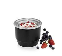 WMF 04 1686 0011 Contenitore da Cucina-contenitori da Cucina, Colore: Nero, in plastica, con Coperchio Basculante