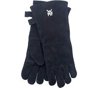 WMF BBQ Grillhandschuhe 1 Paar Resistenti al Calore, Guanti da Forno Extra Lunghi, Dimensioni pratiche (10/XL), Cotone, Nero