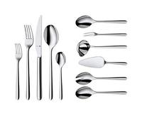 WMF 1261006342 Servizio di 66 Pezzi, Flame, Cromargan Protect, Monoblocco, Acciaio Inossidabile