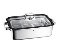 WMF 1741026040 casseruola per arrosto 3,5 L Vetro, Silicone, Acciaio inox