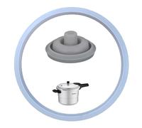 WMF 2 Guarnizioni Ricambio per Ø22cm Compatibili 3L/4.5L Pentola a Pressione, Anello Silicone per Piano Cottura, Guarnizione Pentola a Pressione